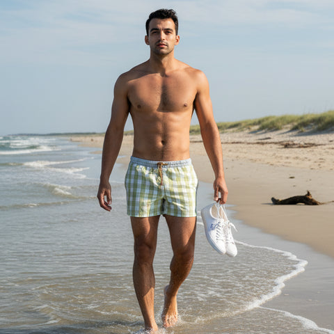 Todos Santos Drawcord Short: Warm Olive