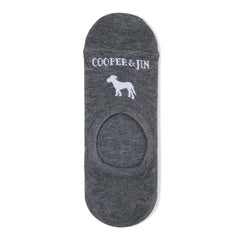 No Show Sock: DK Heather Grey