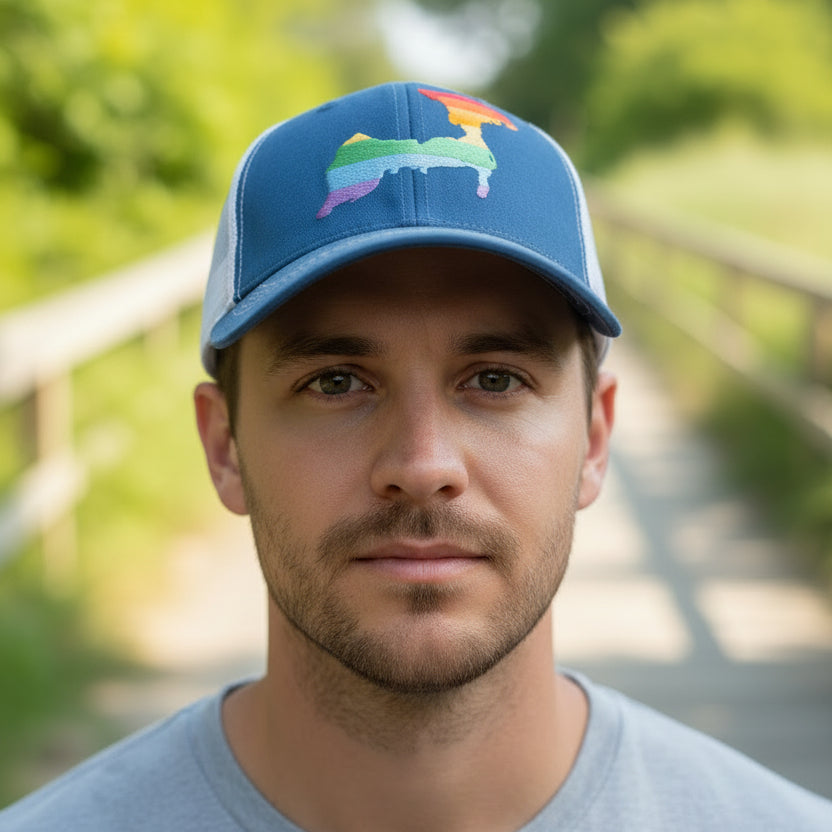 Trucker Cap Cape: Steel Blue