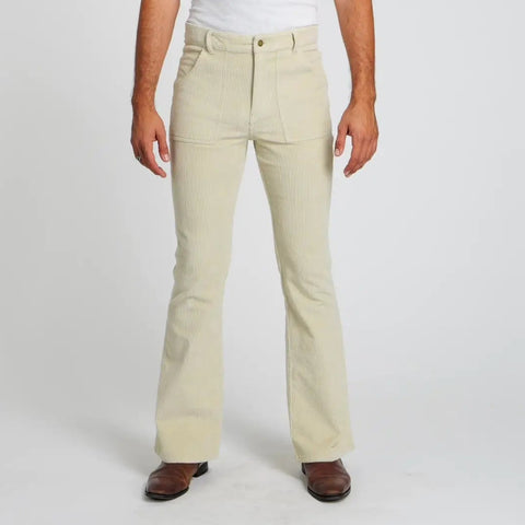 Corduroy Bell Bottom Pant: Sand