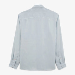 Solid Linen Shirt L/S: Sky Blue