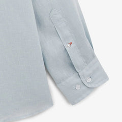 Solid Linen Shirt L/S: Sky Blue