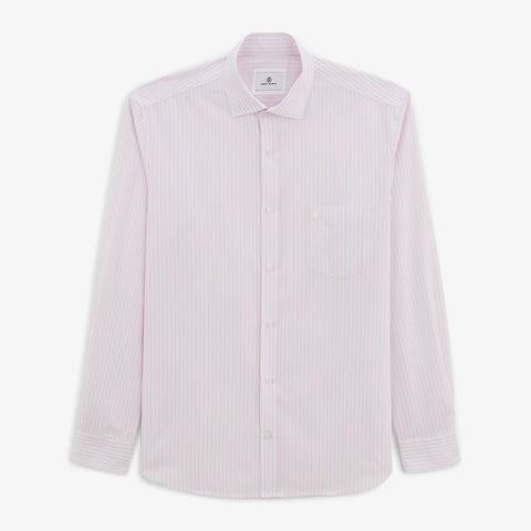 Striped Charles Shirt L/S: Lilac