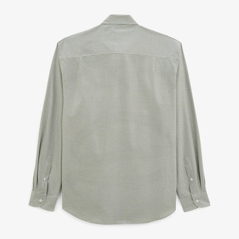 Gingham Check Clement Shirt L/S: Teak