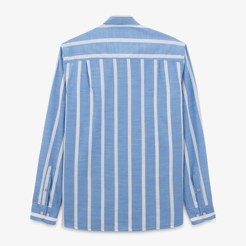 Striped Charles Shirt L/S: Blue