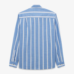 Striped Charles Shirt L/S: Blue
