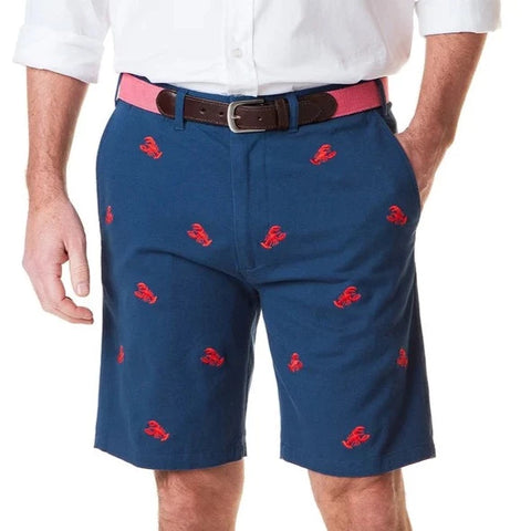 Cisco Short with Lobster: Navy