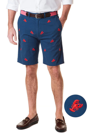 Cisco Short with Lobster: Navy