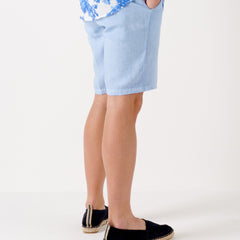 Linen Colorado Short: Sky Blue