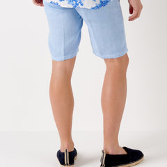 Linen Colorado Short: Sky Blue