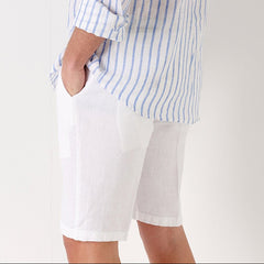 Linen Colorado Short: White