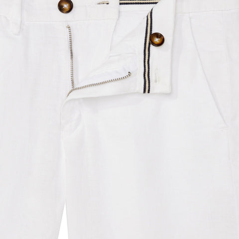Linen Colorado Short: White