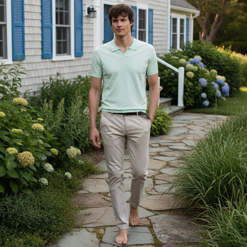 Cory Polo S/S: Aqua