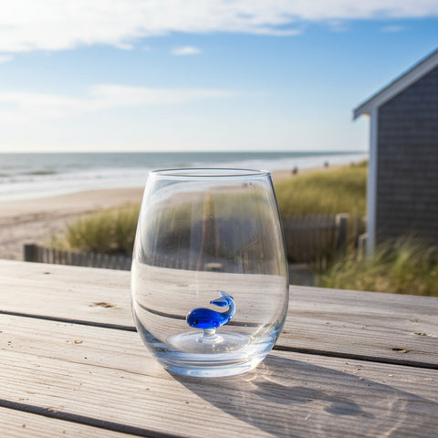 Whale Wine Glass