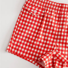 Cabana Swim Trunk: Red