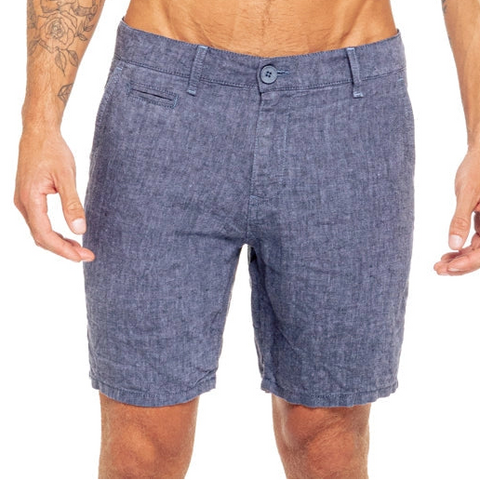 LInen Short: Navy