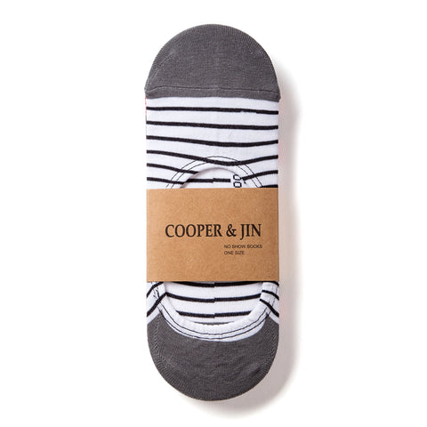 No Show Sock: Jin Stripe