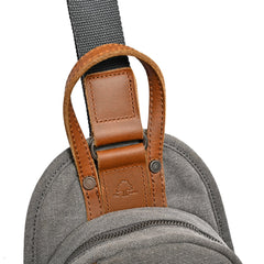 Agave Sling Bag: Grey