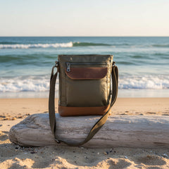 Urban Canvas Crossbody: Army Green