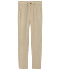 Linen Dylan Pant: Beige