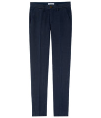 Linen Dylan Pant: Navy Blue