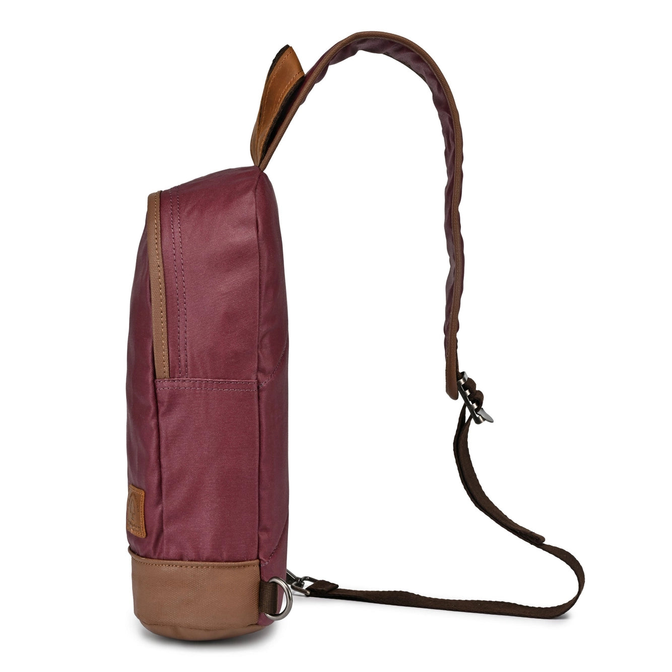 Urban Sling Bag: Burgundy