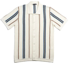 Fisherman Crochet Shirt S/S: White