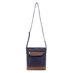 Urban Canvas Crossbody: Navy