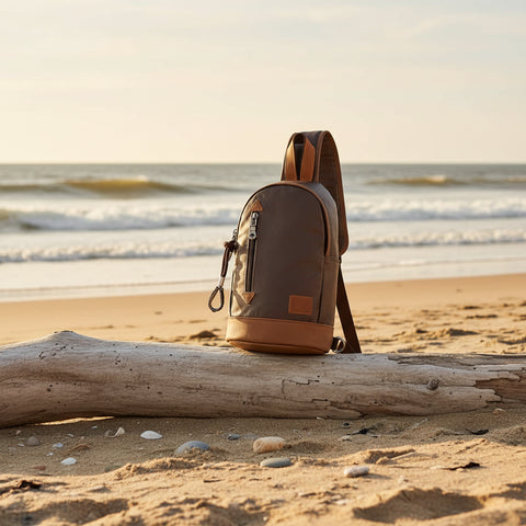 Urban Sling Bag: Brown