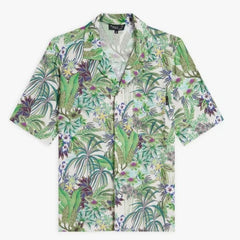 Magnum Botanical Print Shirt S/S: Green