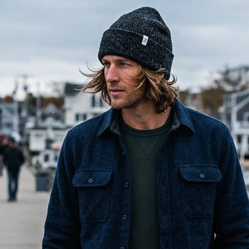 Wool Beanie: Black