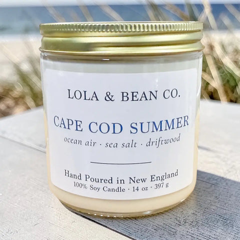 Costal Soy Candle: Cape Cod Summer 7.5 oz.