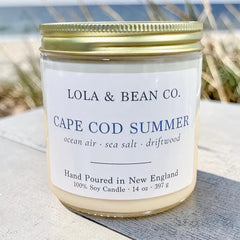 Costal Soy Candle: Cape Cod Summer 7.5 oz.
