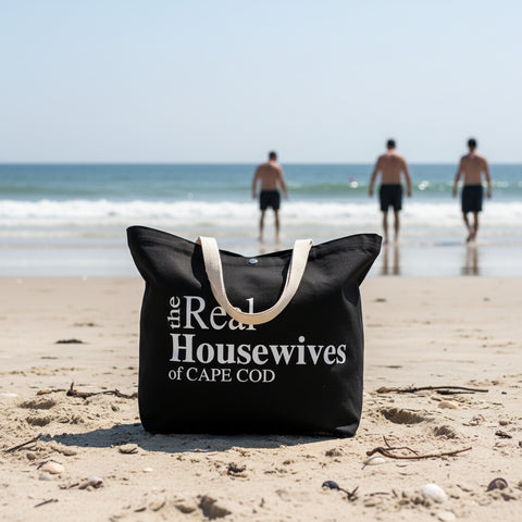 "Real Housewives" Tote Bag: Black