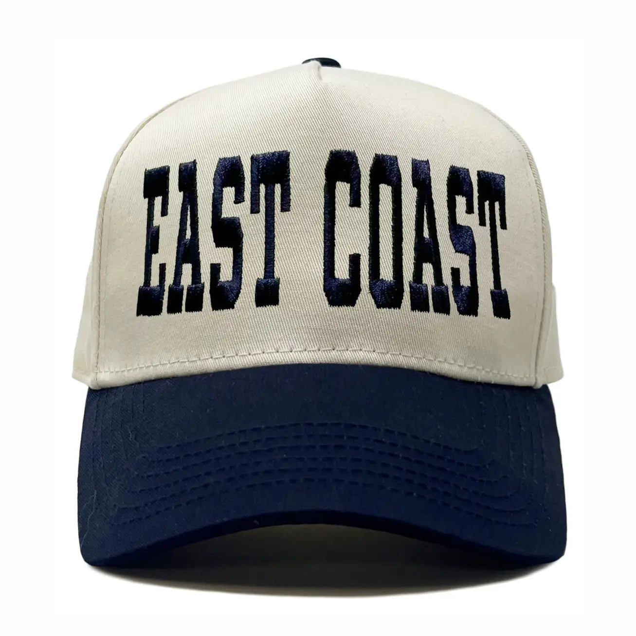 East Coast Cap: Navy/Beige