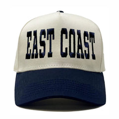 East Coast Cap: Navy/Beige