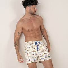 Beach Print FARNIENTE Swim: Sandshell