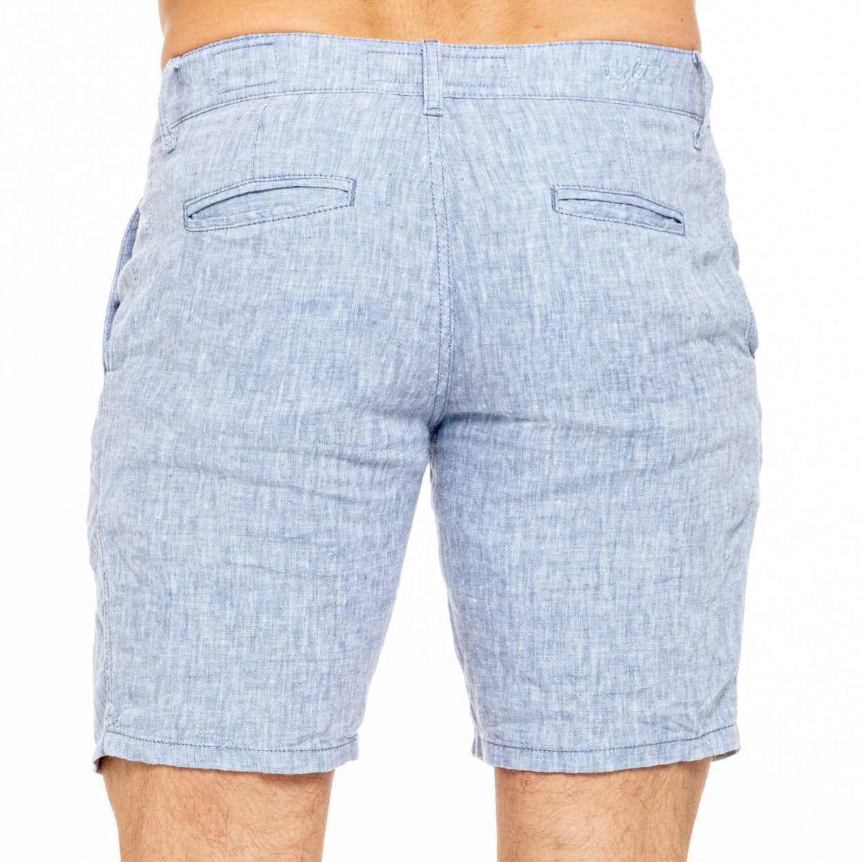 LInen Short: Blue