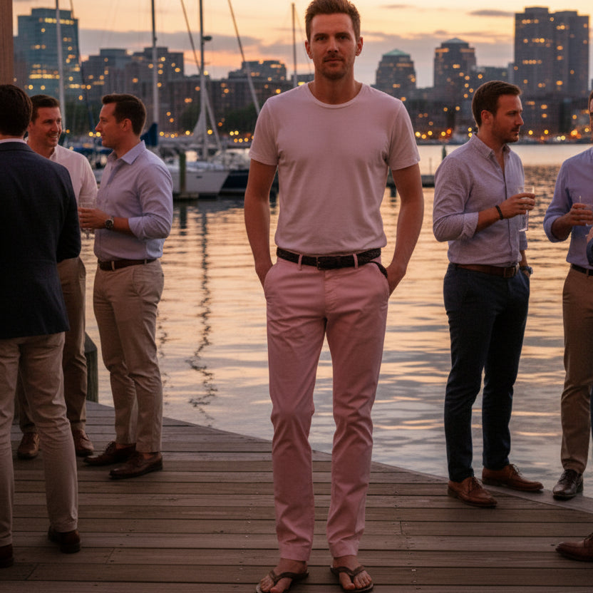 Flash Chino Pant: Pink