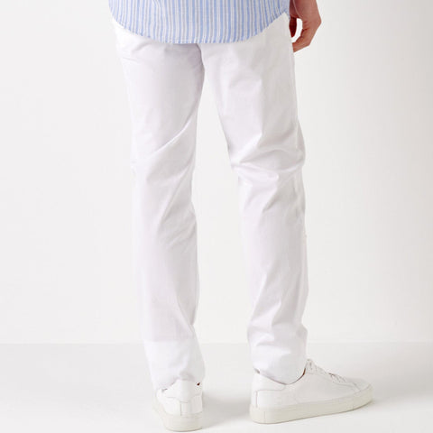 Chino Flash Pant: White