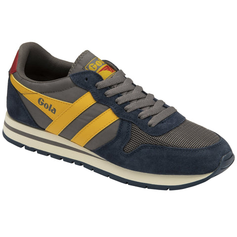 Daytona Lace Up Runner: Ash/Navy/Sun