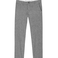 Gordon Linen Chino Pant: Grey