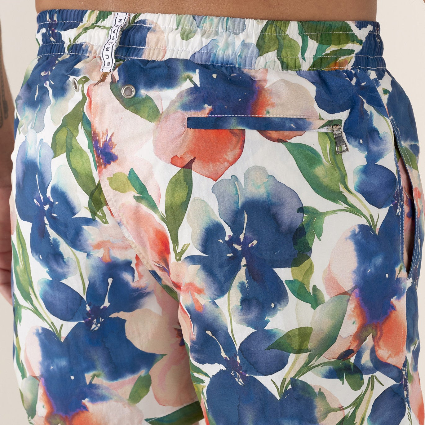 Watercolor Print GOYA Swim: Indigo