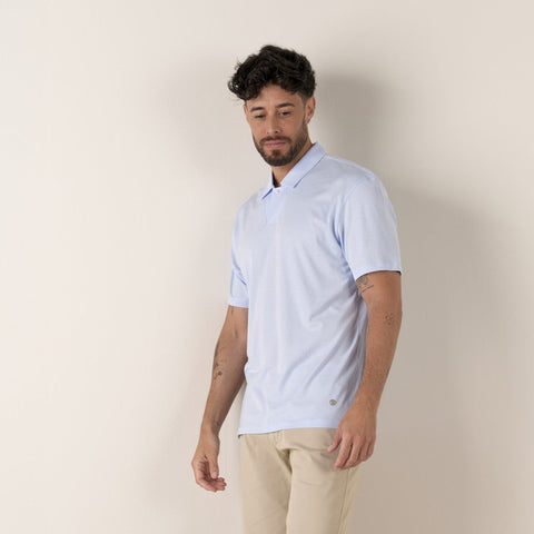 Hills Polo S/S: Sky Blue