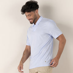 Hills Polo S/S: Sky Blue