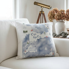 Cape Cod Pillow: Beige Linen