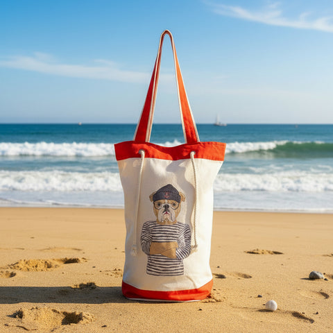 Sailor Boxer Backpack: Red Trim