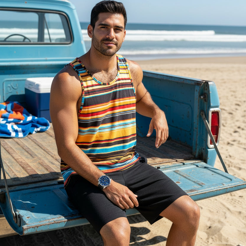 Printed Tank: Multi-Stripe