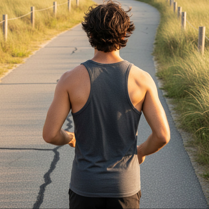 Athletic / Lounge Tank: Charcoal