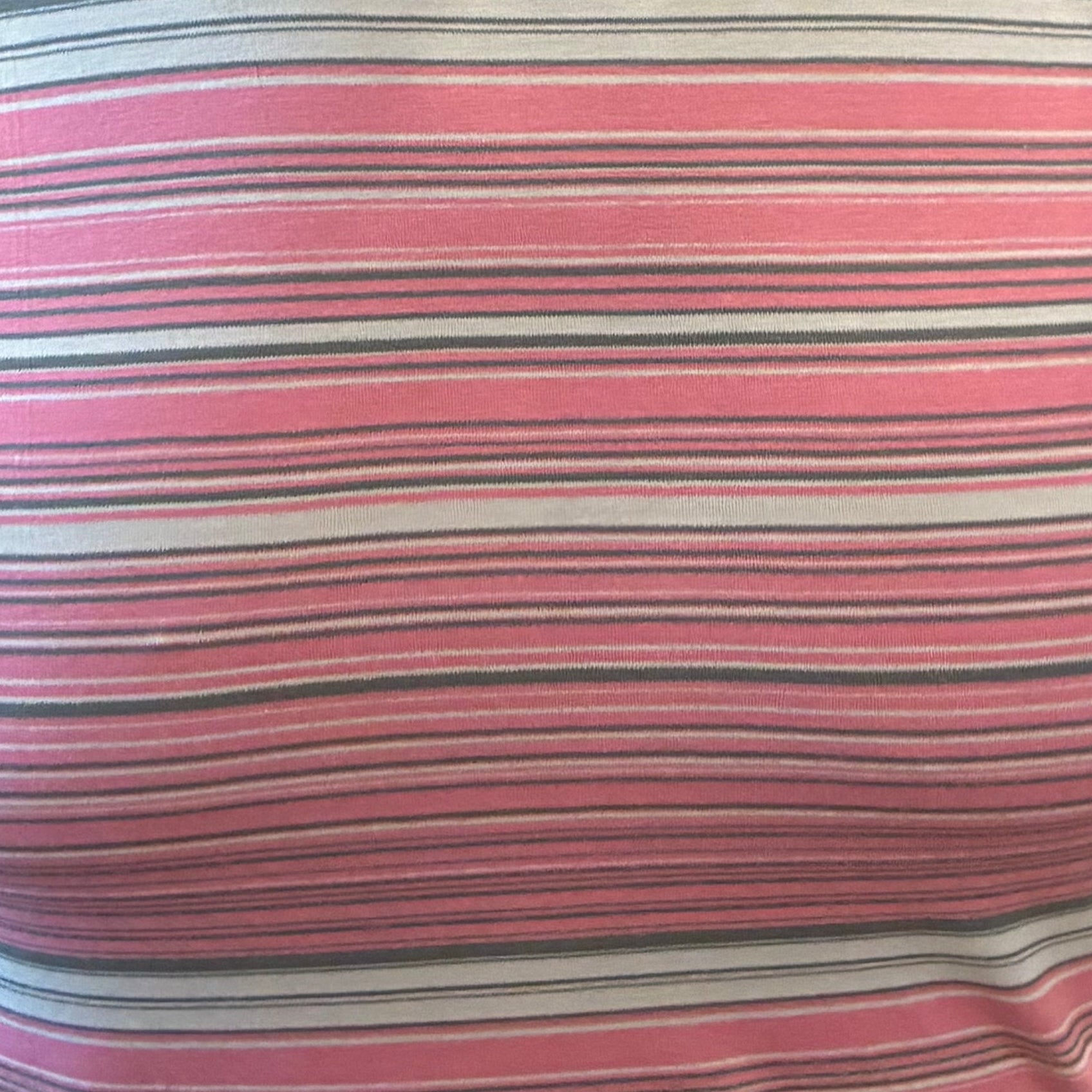 Gradient Stripe Stretch Tank: Pink